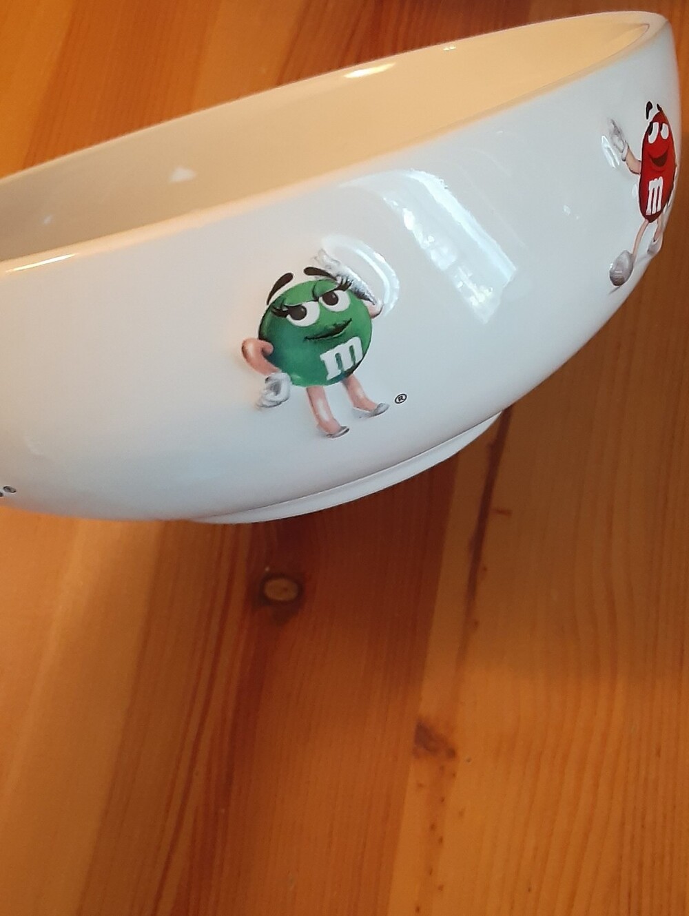 M&M'S White Ceramic Bowl